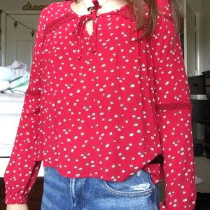 Red Long Sleeve Shirt